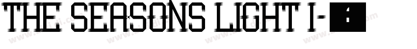 The Seasons Light I字体转换